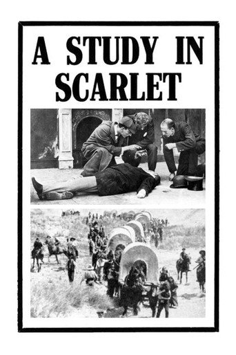 Movie poster for A Study in Scarlet (1914)