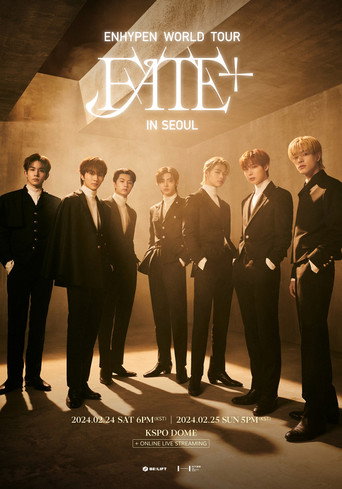 Movie poster for Enhypen World Tour 'Fate+' In Seoul (2024)