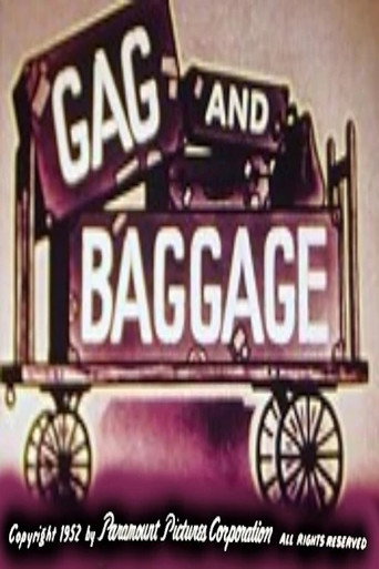 Movie poster for Gag and Baggage (1952)