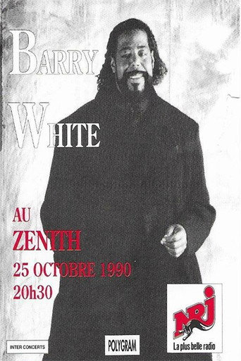 Movie poster for Barry White - Zenith de Paris (1987)