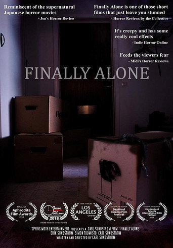 Movie poster for Finally Alone (2018)