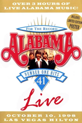 Movie poster for Alabama: 41 Number One Hits Live (1998)