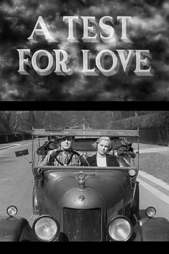 Movie poster for A Test for Love (1937)