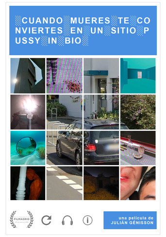 Movie poster for When you die you become a place Pussy in Bio (2026)