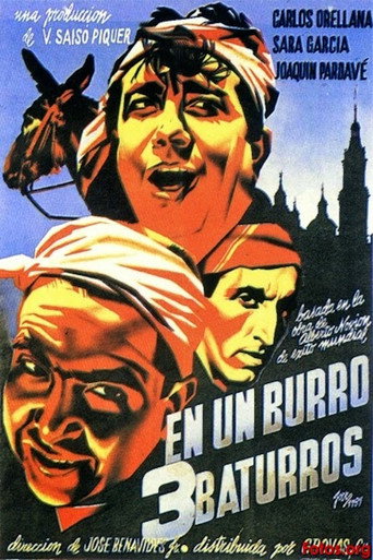 Movie poster for En un burro tres baturros (1939)