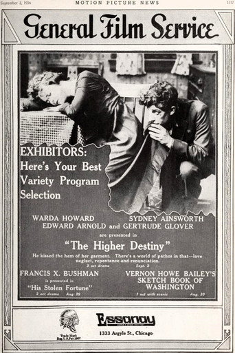Movie poster for The Higher Destiny (1916)