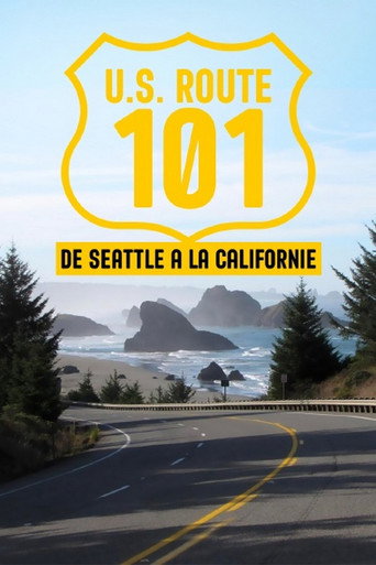 Movie poster for U.S. Route 101, de Seattle à la Californie (2023)