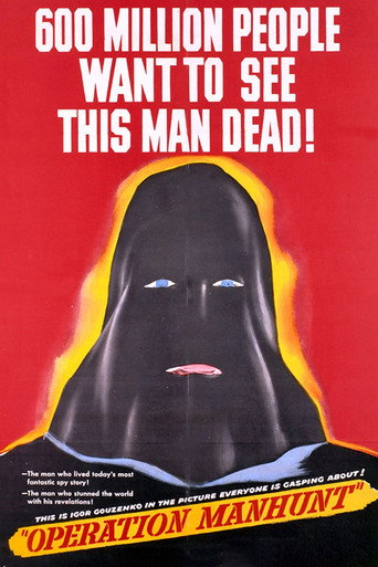 Movie poster for Operation Manhunt (1954)