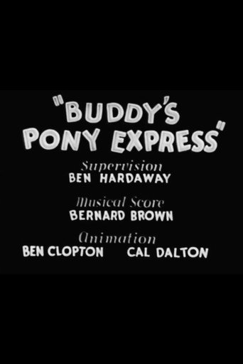 Movie poster for Buddy's Pony Express (1935)