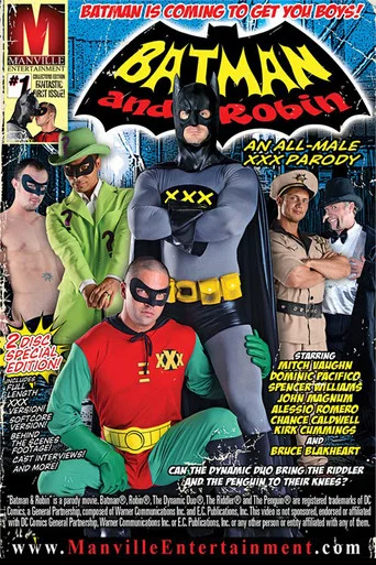 Movie poster for Batman and Robin: An All-Male XXX Parody (2012)