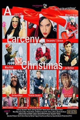 Movie poster for A Larceny Christmas (2019)