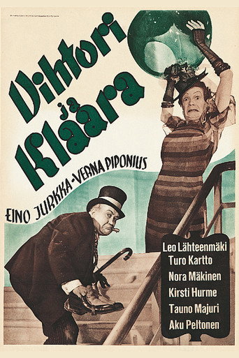 Movie poster for Vihtori ja Klaara (1939)