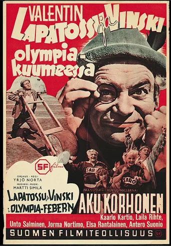 Movie poster for Lapatossu ja Vinski olympia-kuumeessa (1939)
