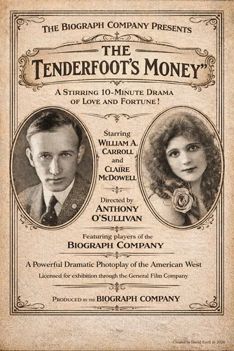 Movie poster for The Tenderfoot's Money (1913)