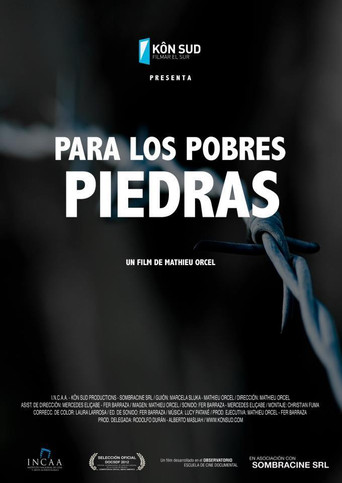 Movie poster for Para los pobres piedras (2013)