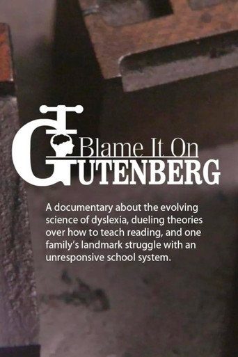 Movie poster for Blame It On Gutenberg (2022)