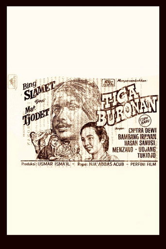 Movie poster for Three Fugitives (1957)
