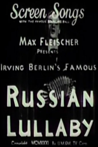 Movie poster for Russian Lullaby (1931)