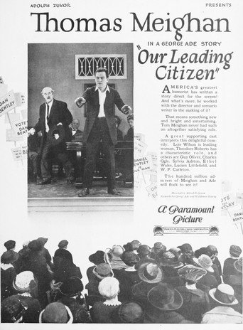 Movie poster for Our Leading Citizen (1922)