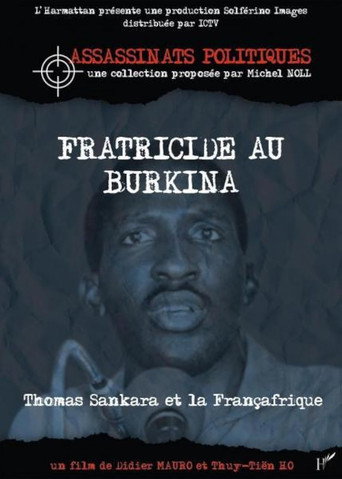 Movie poster for Fratricide in Burkina: The Assassination of Thomas Sankara and French Africa (2007)