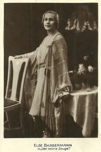 Movie poster for Der letzte Zeuge (1919)