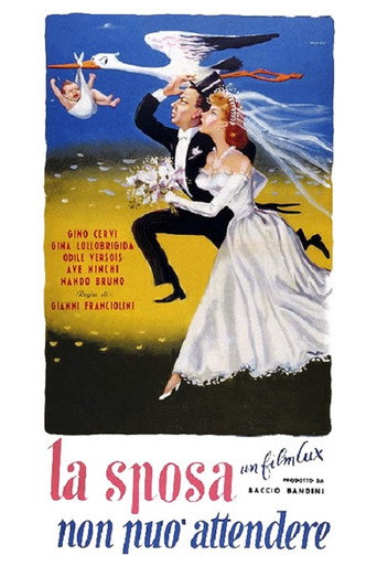 Movie poster for La sposa non può attendere (1949)