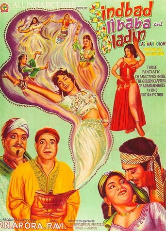 Movie poster for Sinbad, Alibaba and Aladdin (1965)