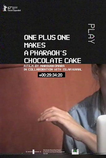 Movie poster for One Plus One Makes a Pharaoh's Chocolate Cake (2017)