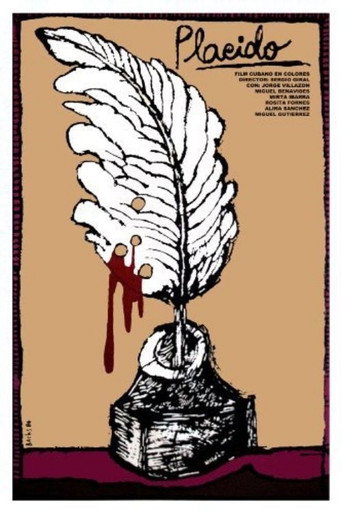 Movie poster for Plácido: The Blood of a Poet (1986)