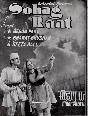 Movie poster for Sohag Raat (1948)