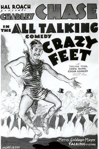Movie poster for Crazy Feet (1929)