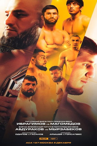 Movie poster for ACA 197: Ibragimov vs. Magomedov (2025)