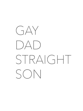 Movie poster for Gay Dad, Straight Son (2011)