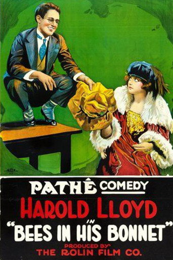 Movie poster for Bees in His Bonnet (1918)