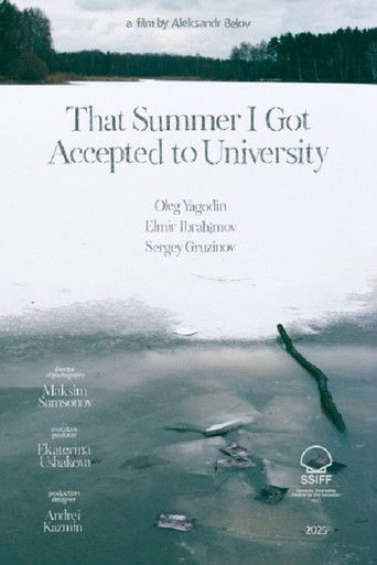 That Summer I Got Accepted to University poster