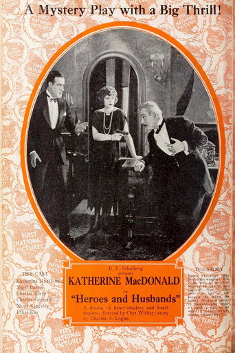 Movie poster for Heroes and Husbands (1922)