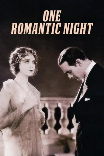 Movie poster for One Romantic Night (1930)