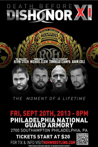 Movie poster for ROH: Death Before Dishonor XI (2013)