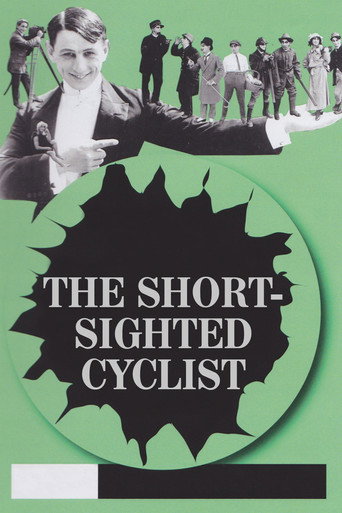 Movie poster for The Short-Sighted Cyclist (1907)