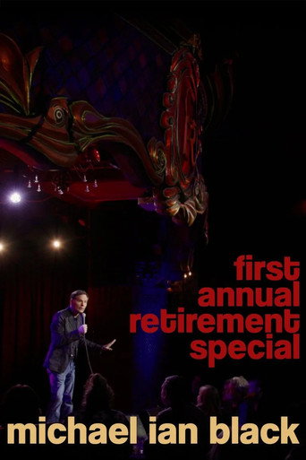 Movie poster for Michael Ian Black: First Annual Retirement Special (2026)