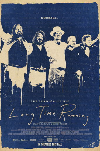 Movie poster for The Tragically Hip - Long Time Running (2017)