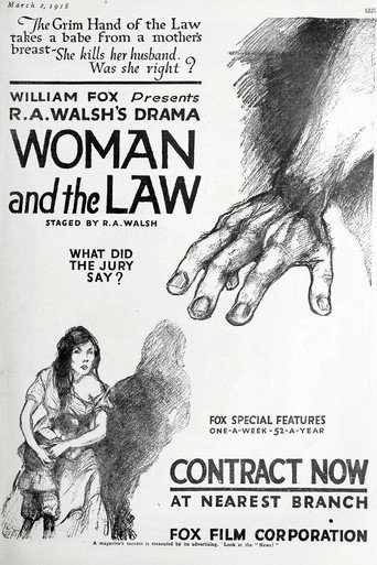 Movie poster for The Woman and the Law (1918)