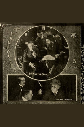 Movie poster for Sherlock Holmes Solves the Sign of the Four (1913)