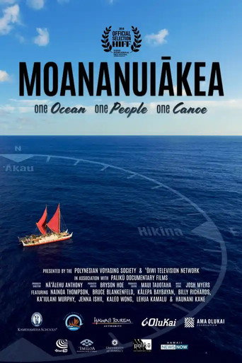 Movie poster for Moananuiākea: One Ocean, One People, One Canoe (2018)