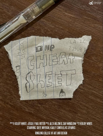Movie poster for The Cheat-Sheet (2025)