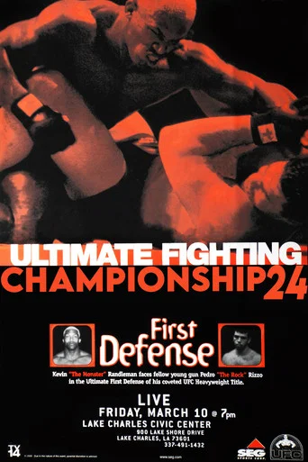 Movie poster for UFC 24: First Defense (2000)