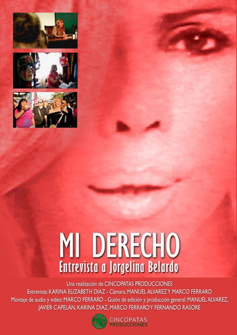 Movie poster for Mi Derecho, entrevista a Jorgelina Belardo
