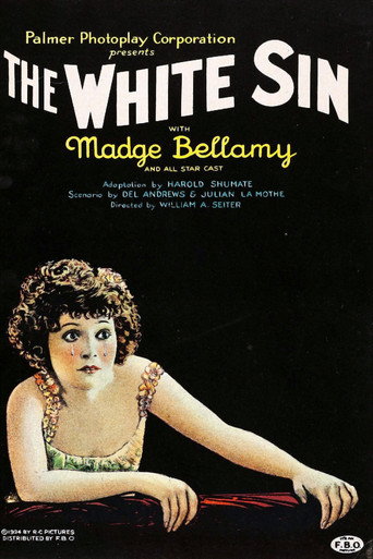 Movie poster for The White Sin (1924)