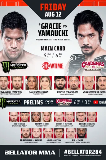 Movie poster for Bellator 284: Gracie vs. Yamauchi (2022)
