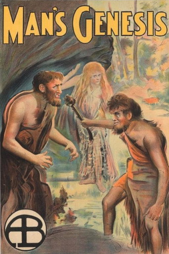 Movie poster for Man's Genesis (1912)